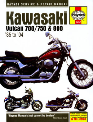 Haynes Kawasaki reparasjonshåndbok for Kawasaki Vulcan 700/750 and 800 (85 - 04)