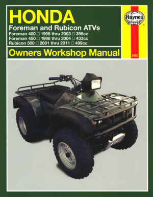 Haynes ATV reparasjonshåndbok for Honda ATVs Foreman and Rubicon (95 - 11)