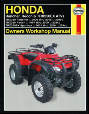 Haynes Honda reparasjonshåndbok for Honda Rancher