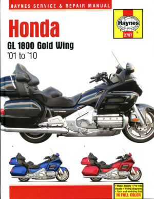 Haynes Honda reparasjonshåndbok for Honda GL1800 Gold Wing 1800 (01 - 09)