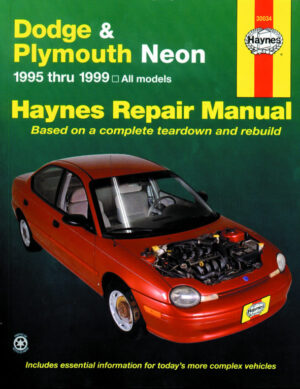 Haynes Dodge reparasjonshåndbok for Dodge/Plymouth Neon ‘95 - ‘99