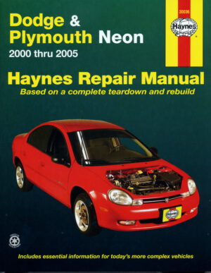 Haynes Dodge reparasjonshåndbok for Dodge Neon ‘00 - ‘05