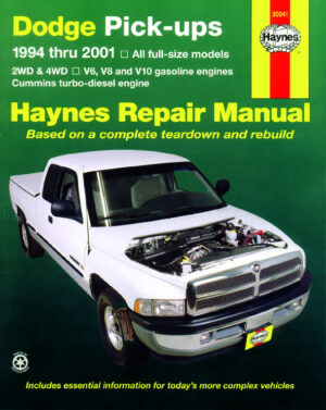 Haynes Dodge reparasjonshåndbok for Dodge Pick-ups ‘94 - ‘02