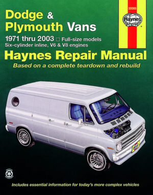 Haynes Dodge reparasjonshåndbok for Dodge & Plymouth Vans ‘71 - ‘03