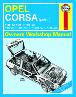 Haynes Opel reparasjonshåndbok for Opel Corsa Petrol (83 - Mar 93)