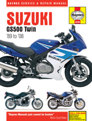 Haynes Suzuki reparasjonshåndbok for Suzuki GS500 Twin (89 - 08)