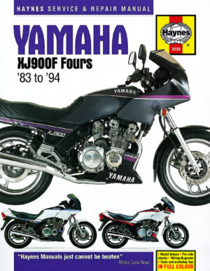 Haynes Yamaha reparasjonshåndbok for Yamaha XJ900F Fours (83 - 94)