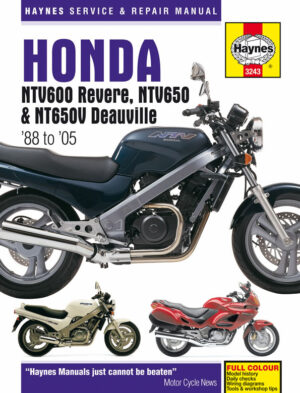 Haynes Honda reparasjonshåndbok for Honda NTV600 Revere