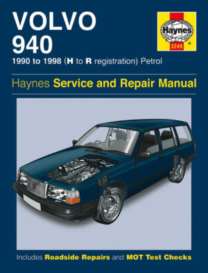 Haynes Volvo reparasjonshåndbok for Volvo 940 Petrol (90 - 98) H to R