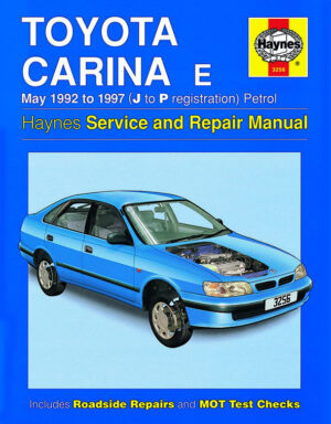 Haynes Toyota reparasjonshåndbok for Toyota Carina E Petrol (May 92 - 97) J to P