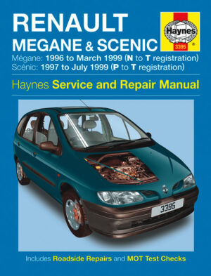 Haynes Renault reparasjonshåndbok for Renault Mégane & Scénic Petrol & Diesel (96 - 99) N to T