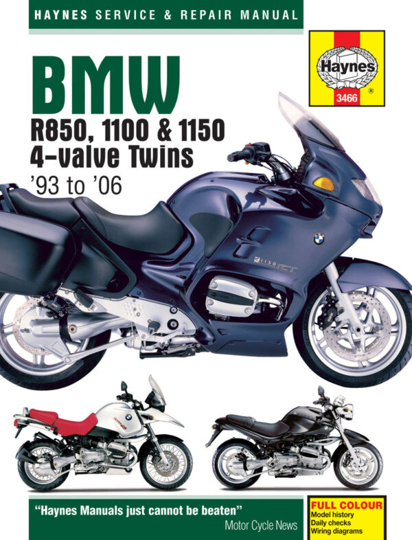 Haynes BMW reparasjonshåndbok for BMW R850