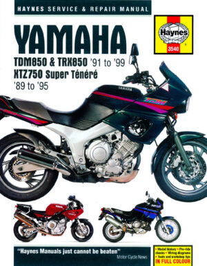 Haynes Yamaha reparasjonshåndbok for Yamaha TDM850