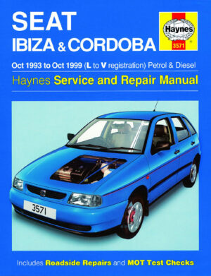 Haynes SEAT reparasjonshåndbok for Seat Ibiza & Cordoba Petrol & Diesel (Oct 93 - Oct 99) L to V