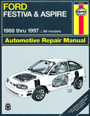 Haynes Ford reparasjonshåndbok for Ford Festiva & Aspire ‘88 - ‘97