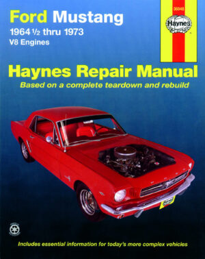 Haynes Ford reparasjonshåndbok for Ford Mustang V8 ‘64 1/2 - ‘73