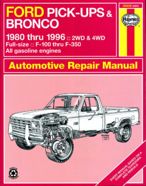 Haynes Ford reparasjonshåndbok for Ford Pick-ups & Bronco ‘80 - ‘96