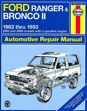 Haynes Ford reparasjonshåndbok for Ford Ranger & Bronco II ‘83 - ‘92