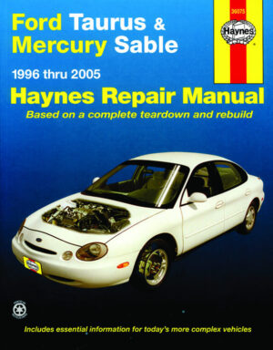 Haynes Ford reparasjonshåndbok for Ford Taurus & Mercury Sable ‘96 - ‘05