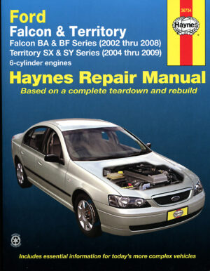 Haynes Ford reparasjonshåndbok for Ford Falcon & Territory (02 - 09)