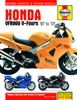 Haynes Honda reparasjonshåndbok for Honda VFR800 V-Fours (97 - 01)