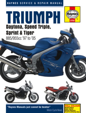 Haynes Triumph reparasjonshåndbok for Triumph Fuel Injected Triples (97 - 05)