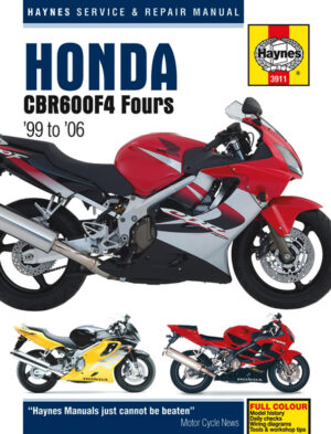 Haynes Honda reparasjonshåndbok for Honda CBR600F4 (99 - 06)