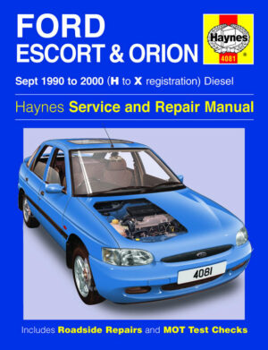 Haynes Ford reparasjonshåndbok for Ford Escort & Orion Diesel (Sept 90 - 00) H to X