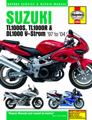 Haynes Suzuki reparasjonshåndbok for Suzuki TL1000S/R & DL1000 V-Strom (97 - 04)