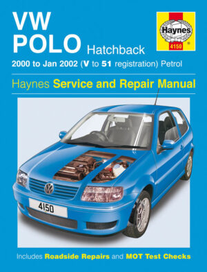 Haynes Volkswagen reparasjonshåndbok for VW Polo Hatchback Petrol (00 - Jan 02) V to 51