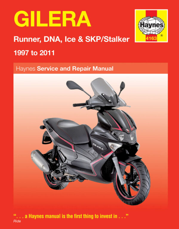 Haynes Gilera reparasjonshåndbok for Gilera Runner