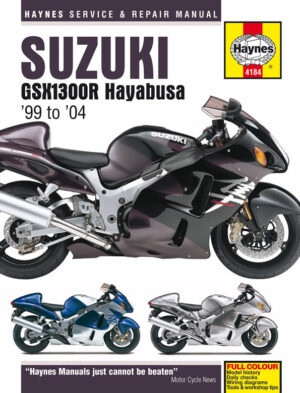 Haynes Suzuki reparasjonshåndbok for Suzuki GSX1300R Hayabusa (99 - 04)