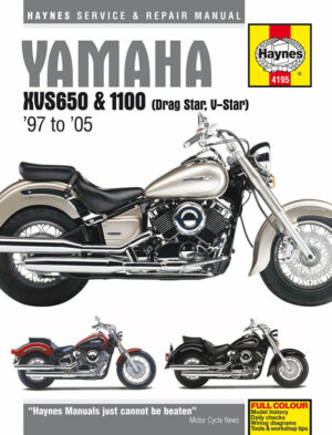 Haynes Yamaha reparasjonshåndbok for Yamaha XVS650 & 1100 Drag Star/V-Star (97 - 05)