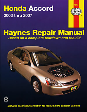 Haynes Honda reparasjonshåndbok for Honda Accord ‘03 - ‘12