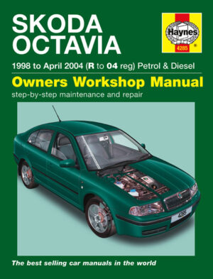 Haynes Skoda reparasjonshåndbok for Skoda Octavia Petrol & Diesel (98 - Apr 04) R to 04