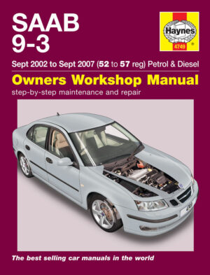 Haynes SAAB reparasjonshåndbok for Saab 9-3 Petrol & Diesel (Sept 02 - Sept 07) 52 to 57