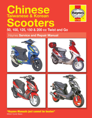 Haynes Scooter reparasjonshåndbok for Chinese Taiwanese & Korean Scooters