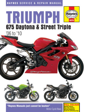 Haynes Triumph reparasjonshåndbok for Triumph 675 Daytona & Street Triple (06 - 10)