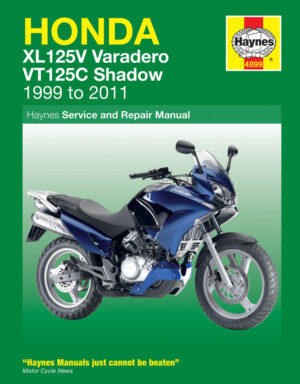 Haynes Honda reparasjonshåndbok for Honda XL125V & VT125C (99 - 11)