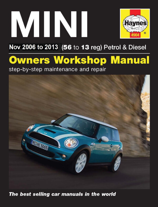 Haynes MINI reparasjonshåndbok for MINI Petrol & Diesel (Nov 06 - 13) 56 to 13