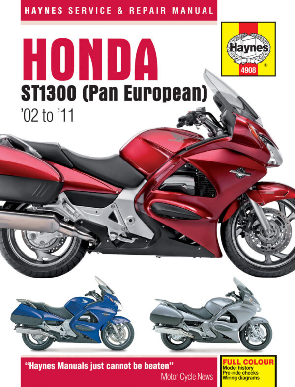 Haynes Honda reparasjonshåndbok for Honda ST1300 Pan European (02 - 11)