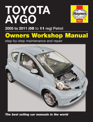 Haynes Toyota reparasjonshåndbok for Toyota Aygo Petrol (05 -11) 05 to 11