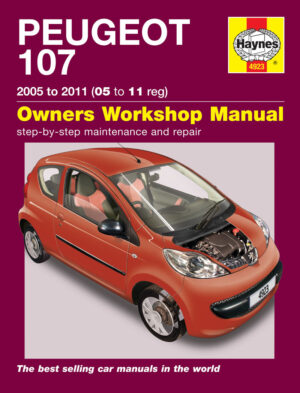 Haynes Peugeot reparasjonshåndbok for Peugeot 107 Petrol (05 - 11) 05 to 11