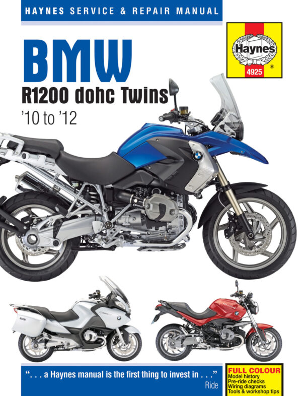 Haynes BMW reparasjonshåndbok for BMW R1200 dohc Twins (10 - 12)