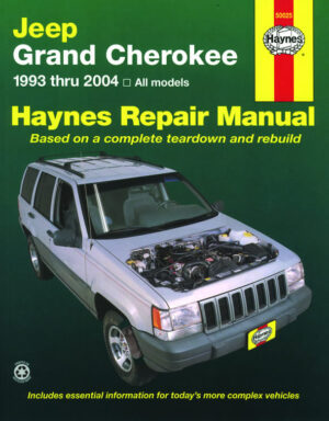 Haynes Jeep reparasjonshåndbok for Jeep Grand Cherokee ‘93 - ‘04