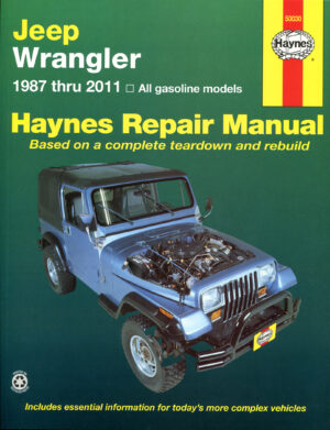 Haynes Jeep reparasjonshåndbok for Jeep Wrangler ‘87 - ‘08