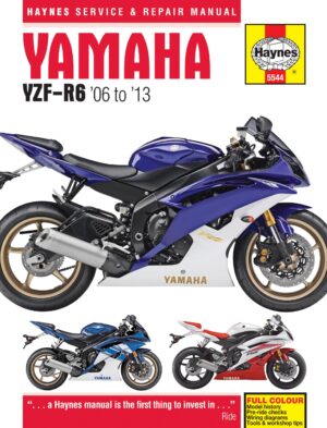 Haynes Yamaha reparasjonshåndbok for Yamaha YZF-R6 (06 - 12)