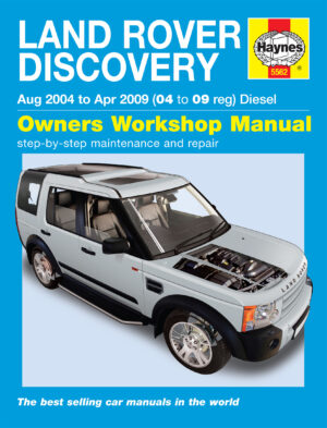 Haynes Land Rover reparasjonshåndbok for Land Rover Discovery Diesel (Aug 04 - Apr 09) 04 to 09