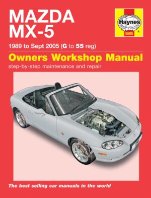 Haynes Mazda reparasjonshåndbok for Mazda MX-5 (89 - 05) G to 05