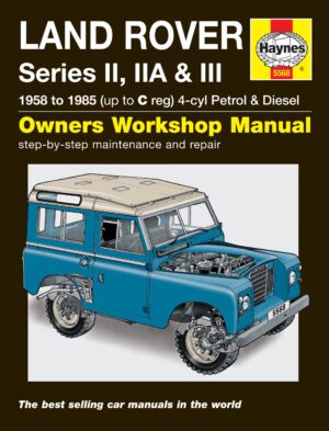 Haynes Land Rover reparasjonshåndbok for Land Rover Series II